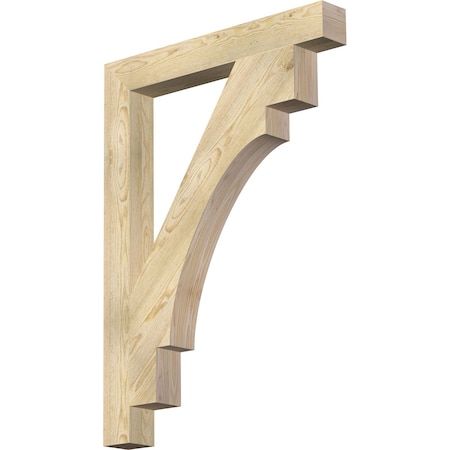 Merced Block Rough Sawn Bracket, Douglas Fir, 4W X 32D X 44H